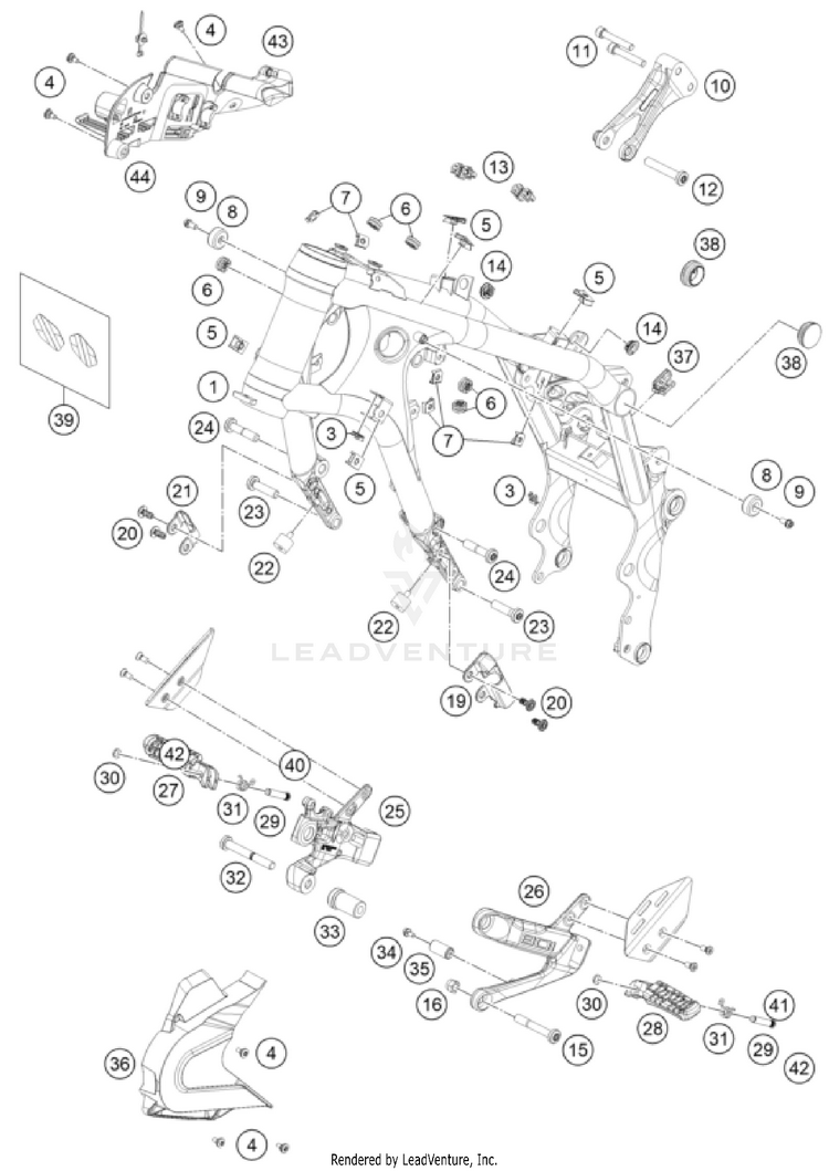 Frame SVARTPILEN 801 CHASSIS - 2024 Schematic