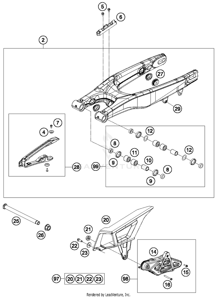 Swing Arm FE 501S CHASSIS - 2016 Schematic