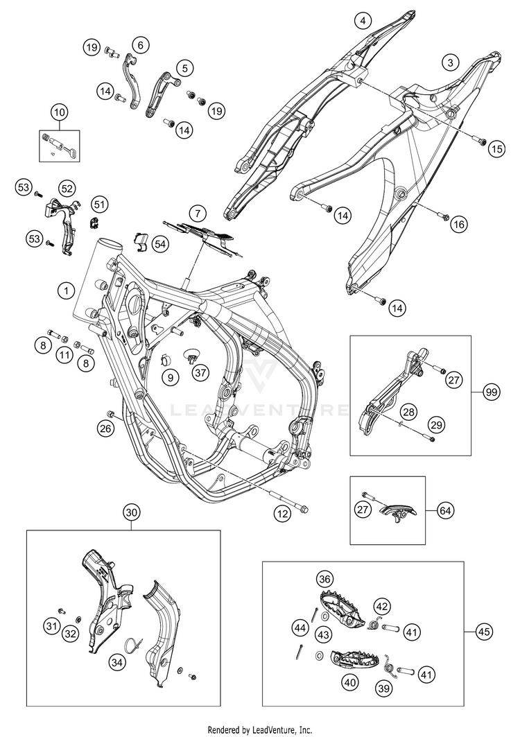 Frame FE 350s CHASSIS - 2021 Schematic