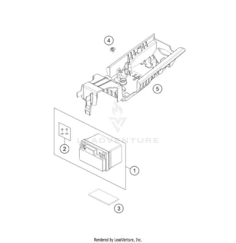 Battery FE 450 CHASSIS - 2025 Schematic