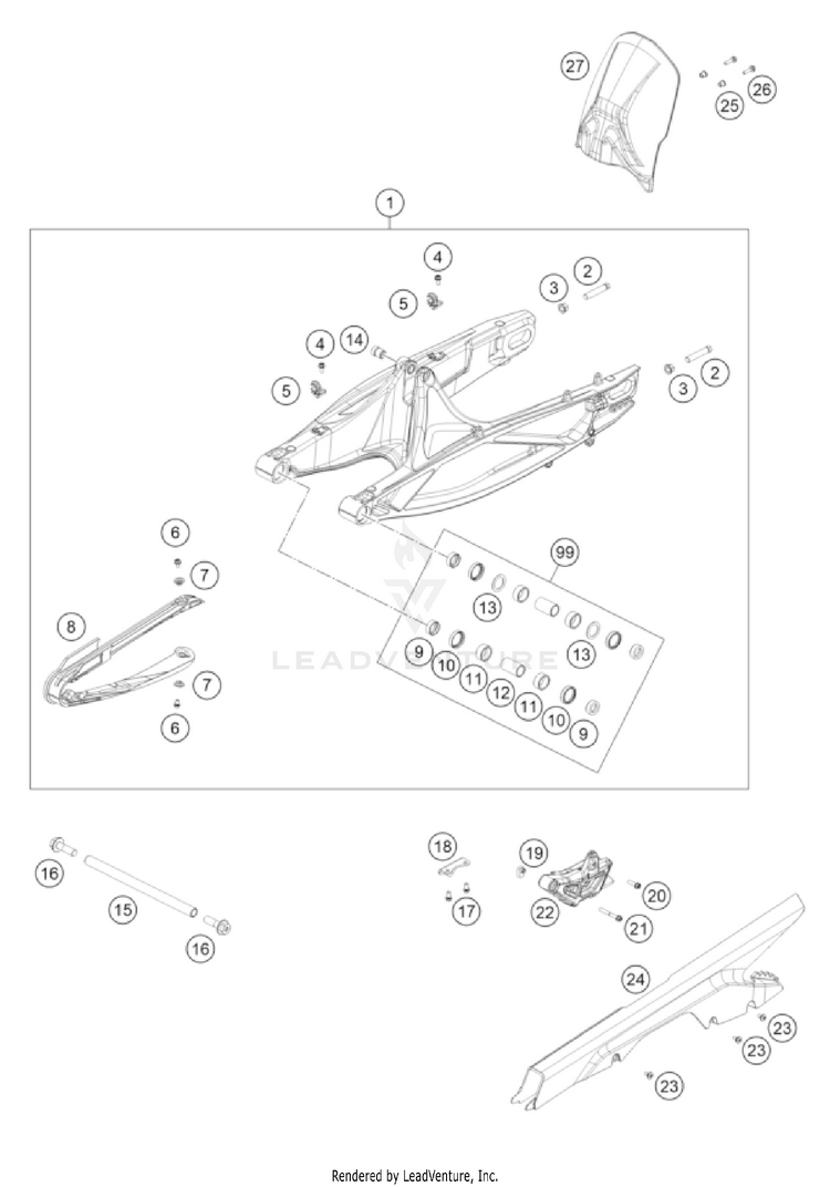 Swing Arm NORDEN 901 US CHASSIS - 2022 Schematic