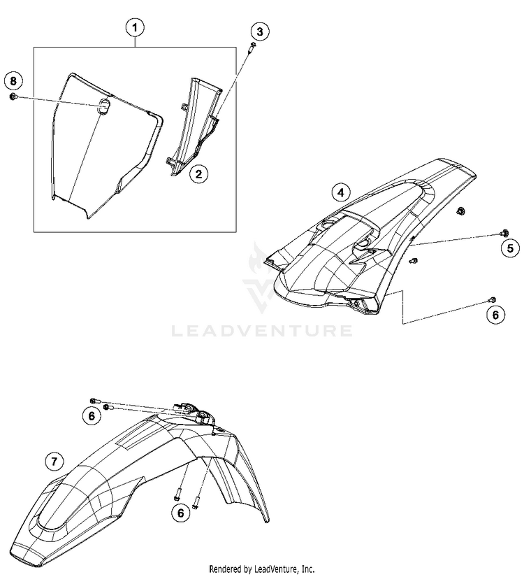 Mask, Fenders FC 250 CHASSIS - 2016 Schematic