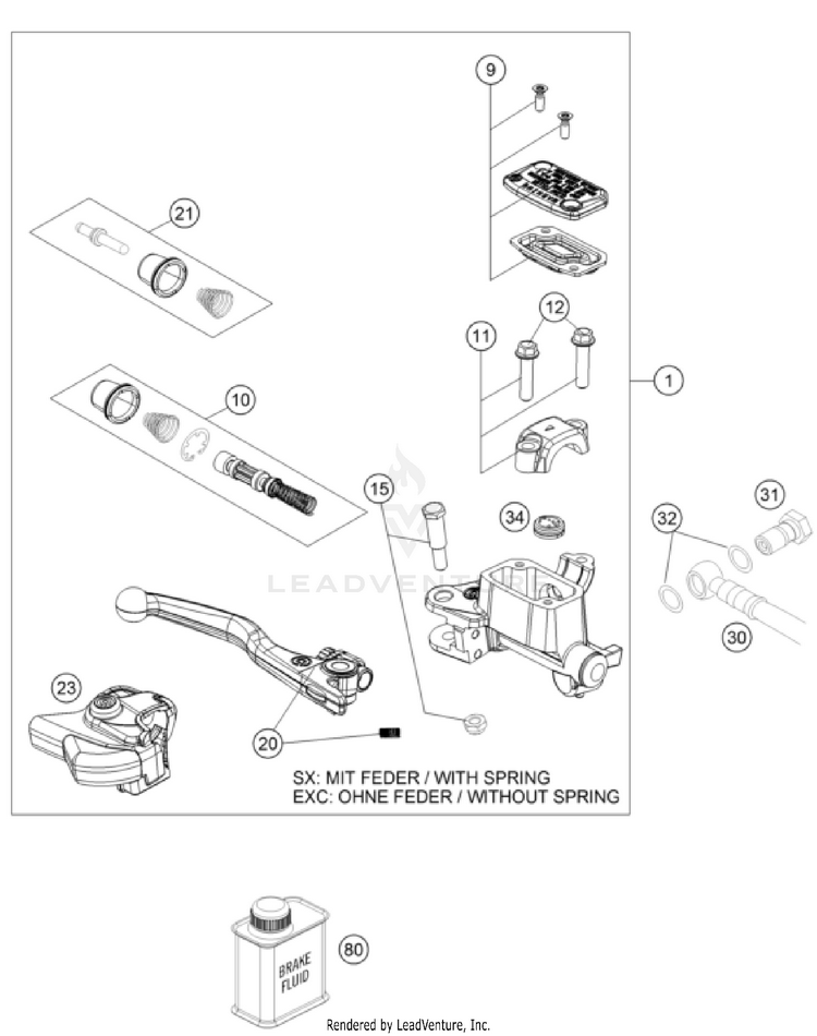 Front Brake Control Schematic