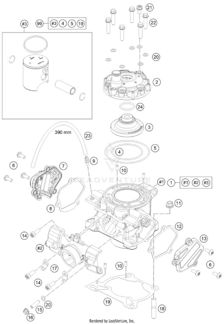 Cylinder TC 85 ENGINE - 2026 Schematic