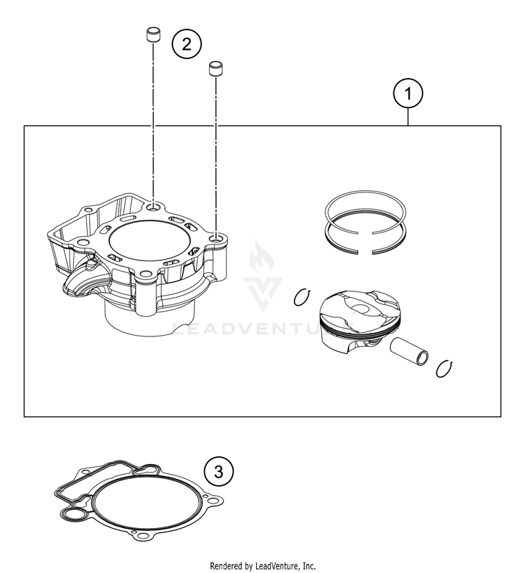 Cylinder FE 350 Engine - 2021 Schematic