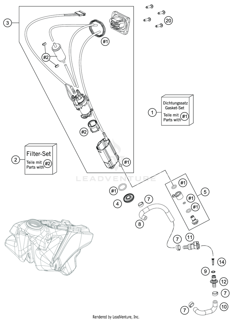 Fuel Pump FS 450 CHASSIS - 2020 Schematic