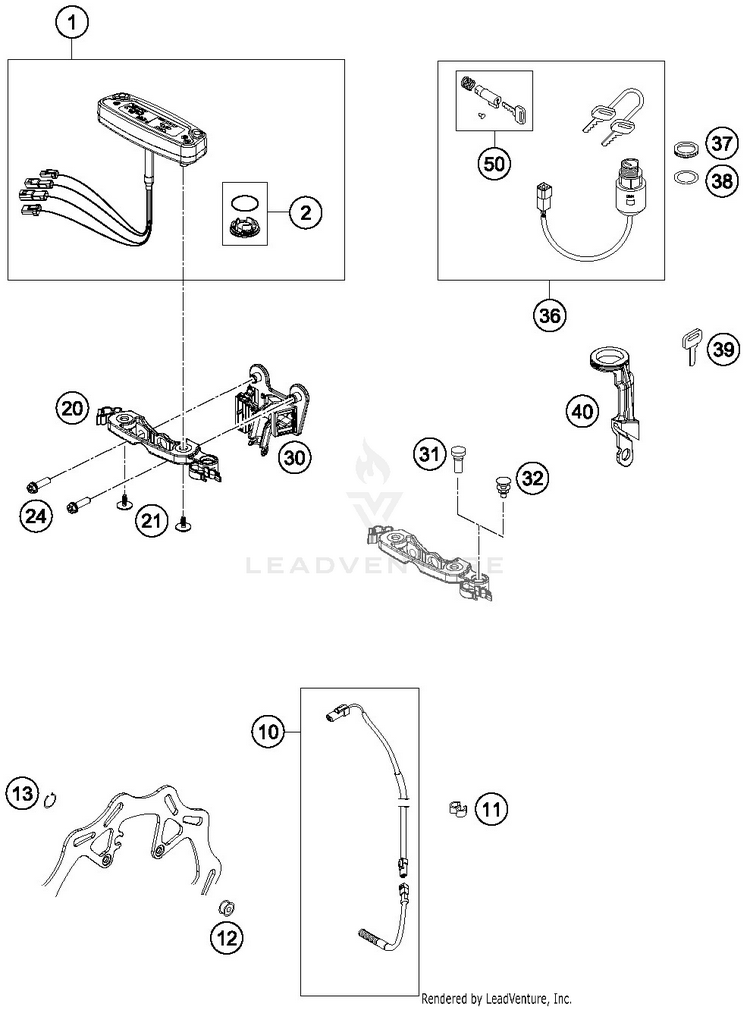 Instruments / Lock System FE 501 CHASSIS - 2019 Schematic