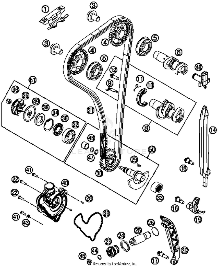Timing Drive FC 350 ENGINE - 2014 Schematic