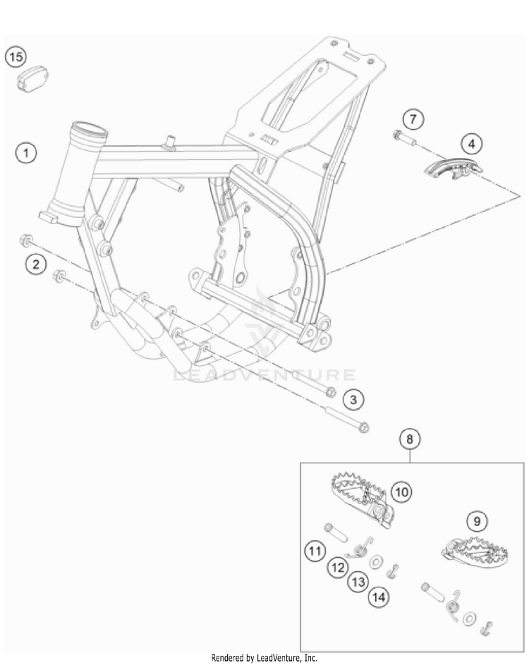 Frame TC 50 MINI CHASSIS - 2023 Schematic