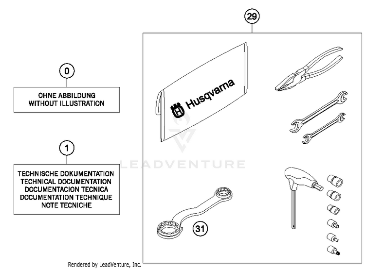 Accessories Kit FC 450 CHASSIS - 2016 Schematic