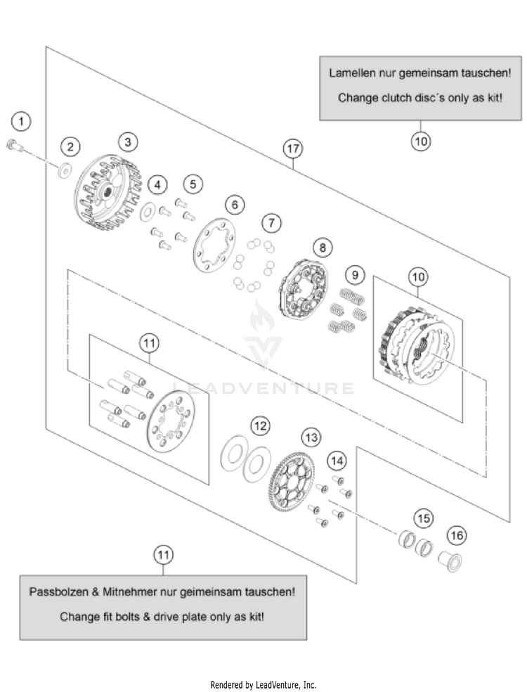 Clutch TC 50 ENGINE - 2024 Schematic