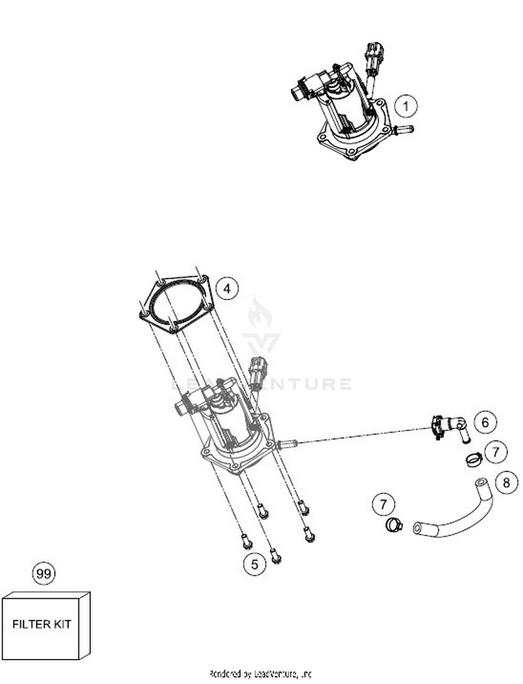 Fuel Pump 701 VITPILEN CHASSIS - 2018 Schematic