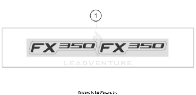 Decal FX 350 CHASSIS - 2024 Schematic