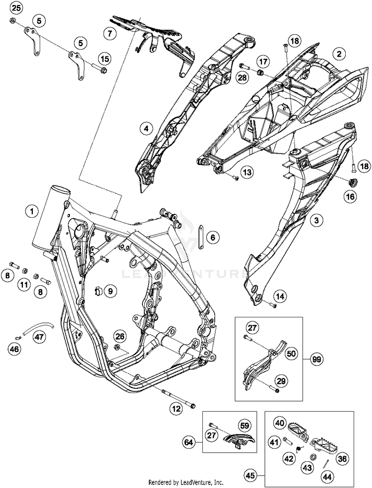 Frame FC 450 CHASSIS - 2014 Schematic