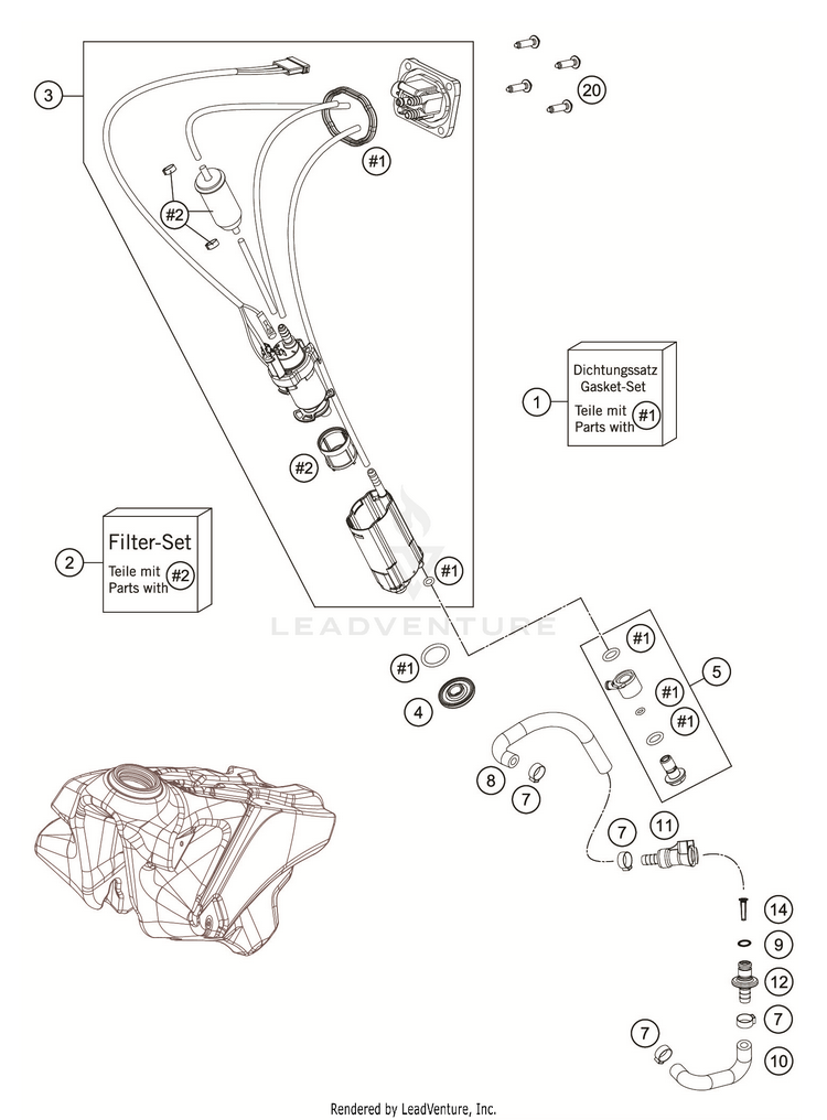 Fuel Pump FC 350 CHASSIS - 2019 Schematic