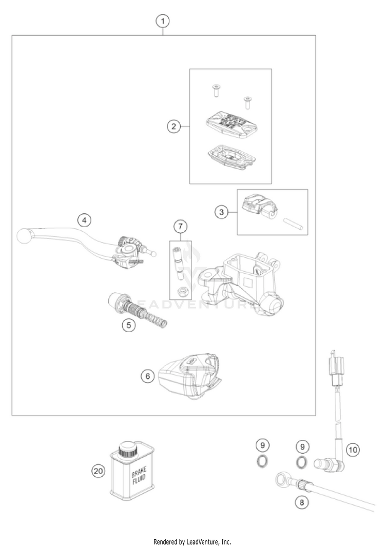 Front Brake Control Schematic