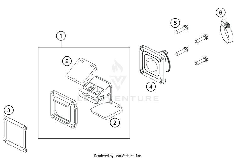 Reed Valve Case TC 85 17 14 ENGINE - 2020 Schematic