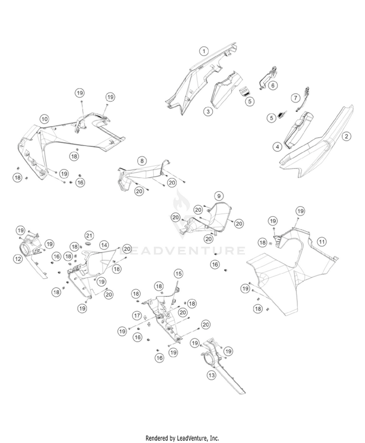 Side Trim NORDEN 901 US CHASSIS - 2022 Schematic