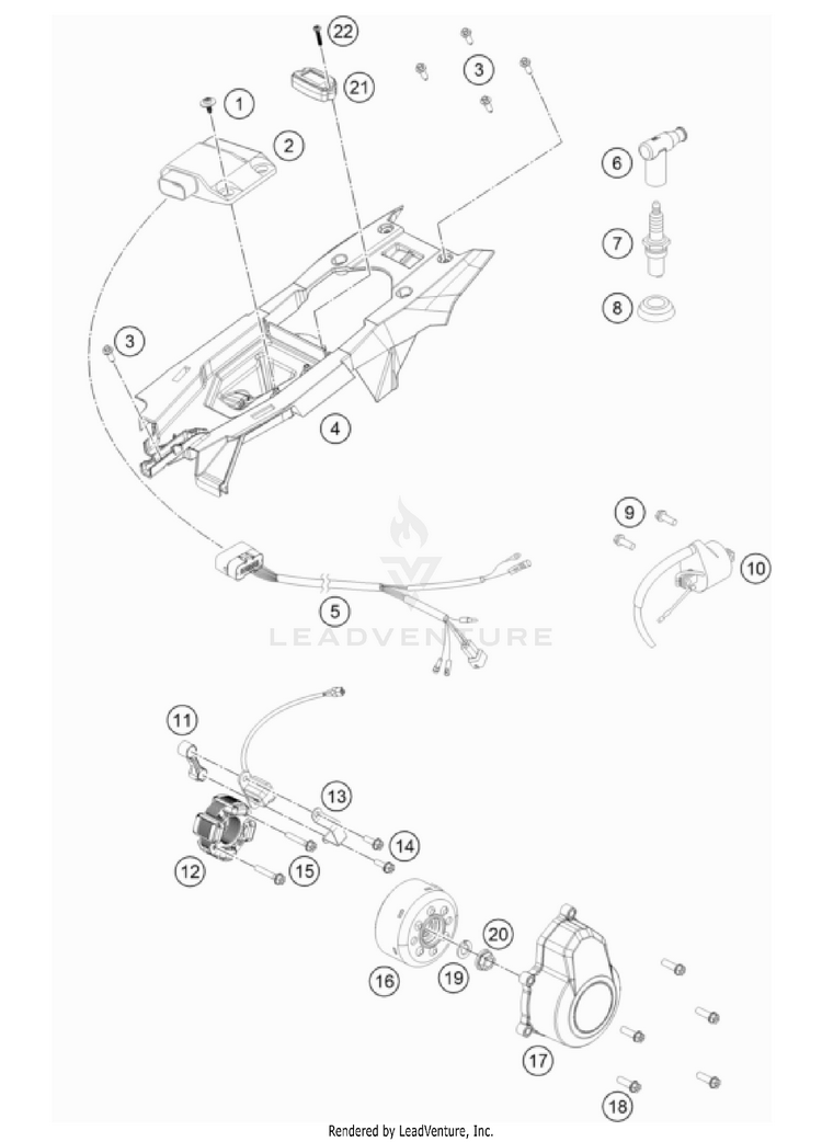 Ignition System TC 85 Engine - 2023 Schematic