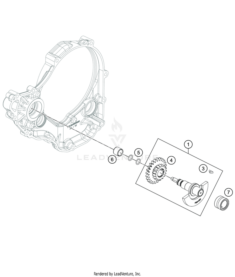 Balancer Shaft FC 350 ENGINE - 2020 Schematic