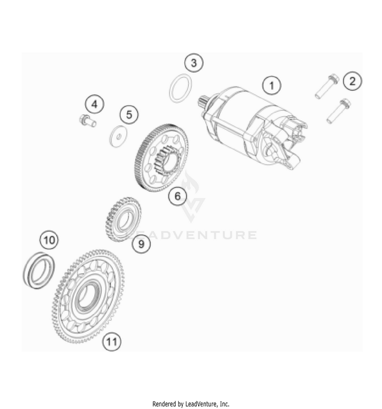 Electric Starter FE 501 USA Engine - 2022 Schematic