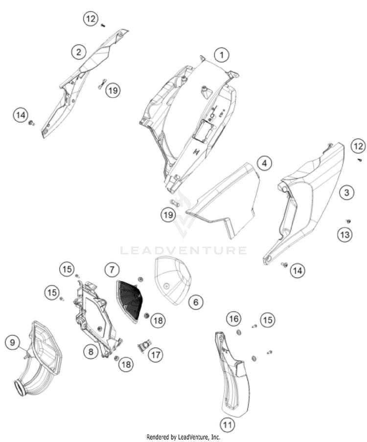 Air Filter TX 300 CHASSIS - 2025 Schematic