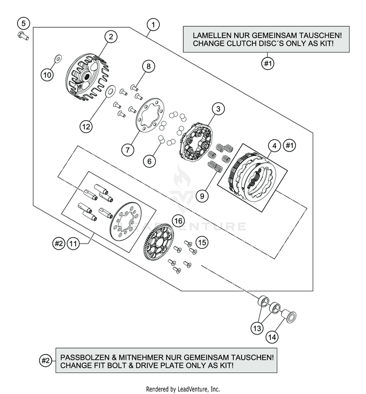 Clutch TC 50 ENGINE - 2020 Schematic