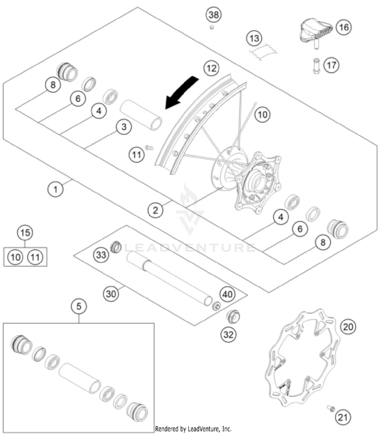 Front Wheel Schematic