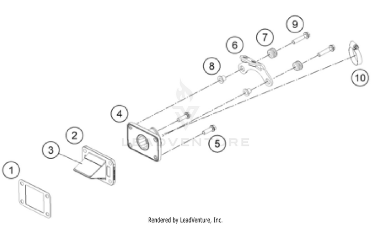 Reed Valve Case TC 50 ENGINE - 2023 Schematic