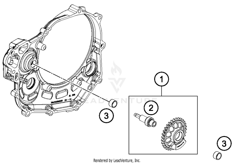 Balancer Shaft FS 450 ENGINE - 2018 Schematic
