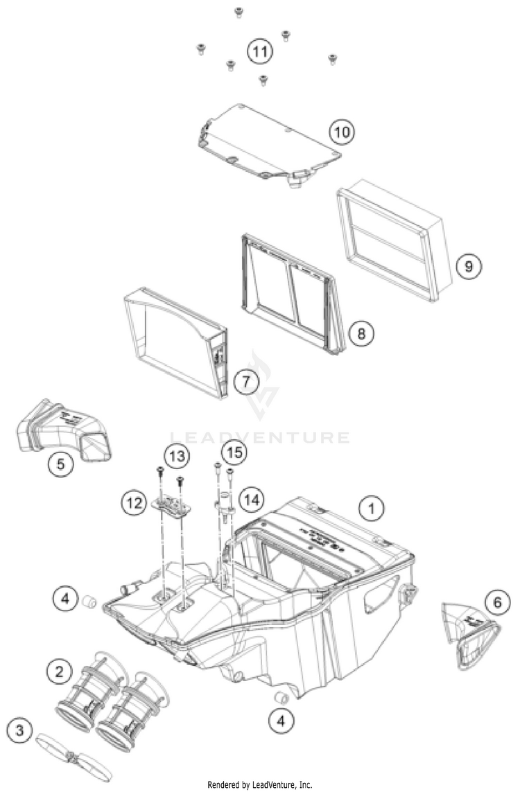 Air Filter VITPILEN 801 - col.2 CHASSIS - 2025 Schematic