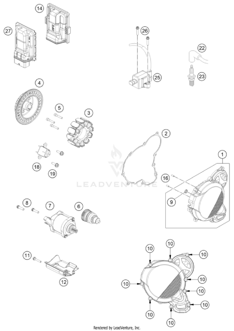 Ignition System TX 300i ENGINE - 2025 Schematic