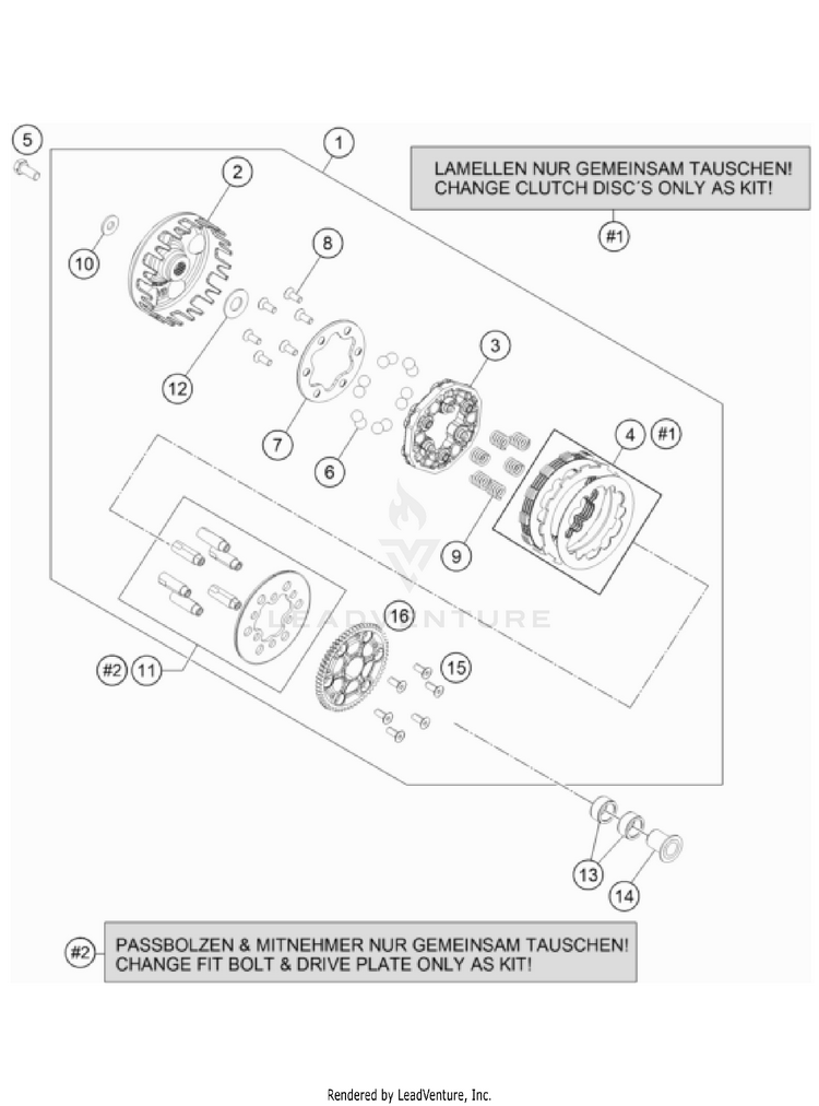 Clutch TC 50 Engine - 2022 Schematic