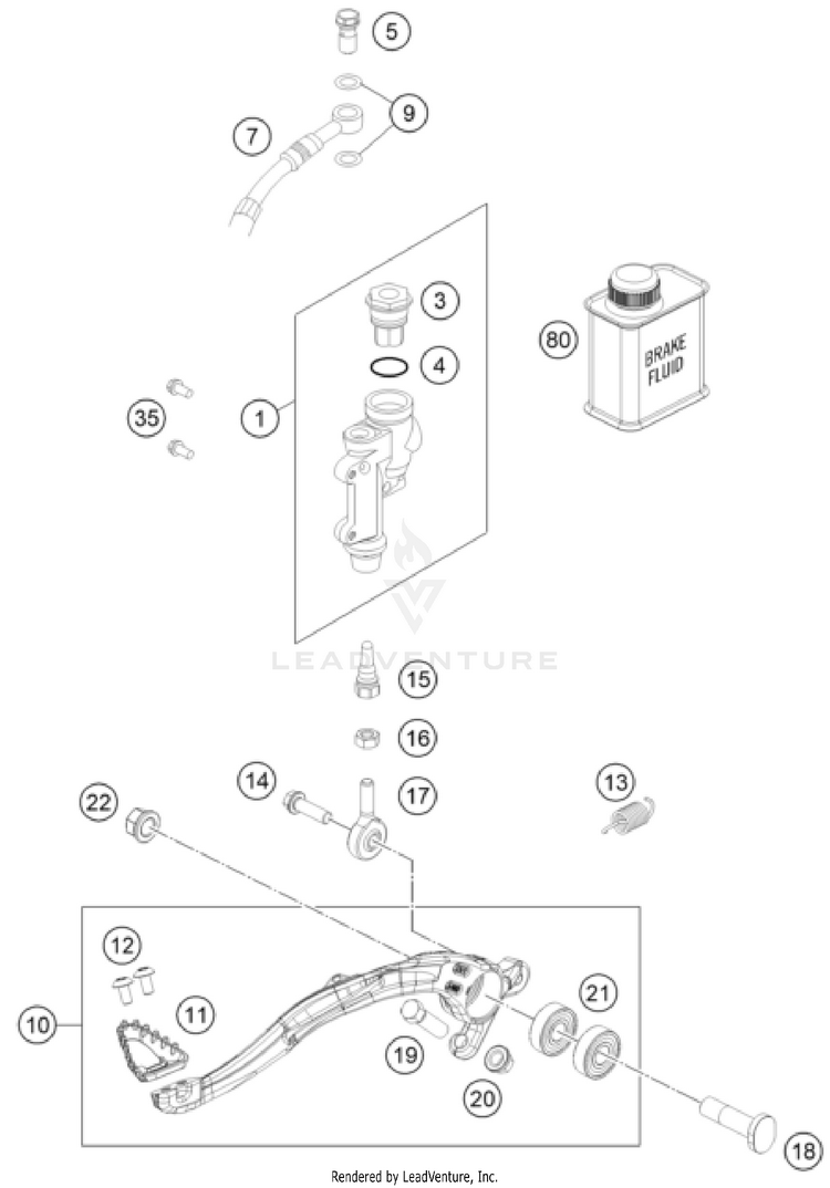Rear Brake Control Schematic