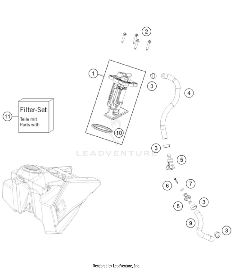 Fuel Pump FX 450 CHASSIS - 2024 Schematic