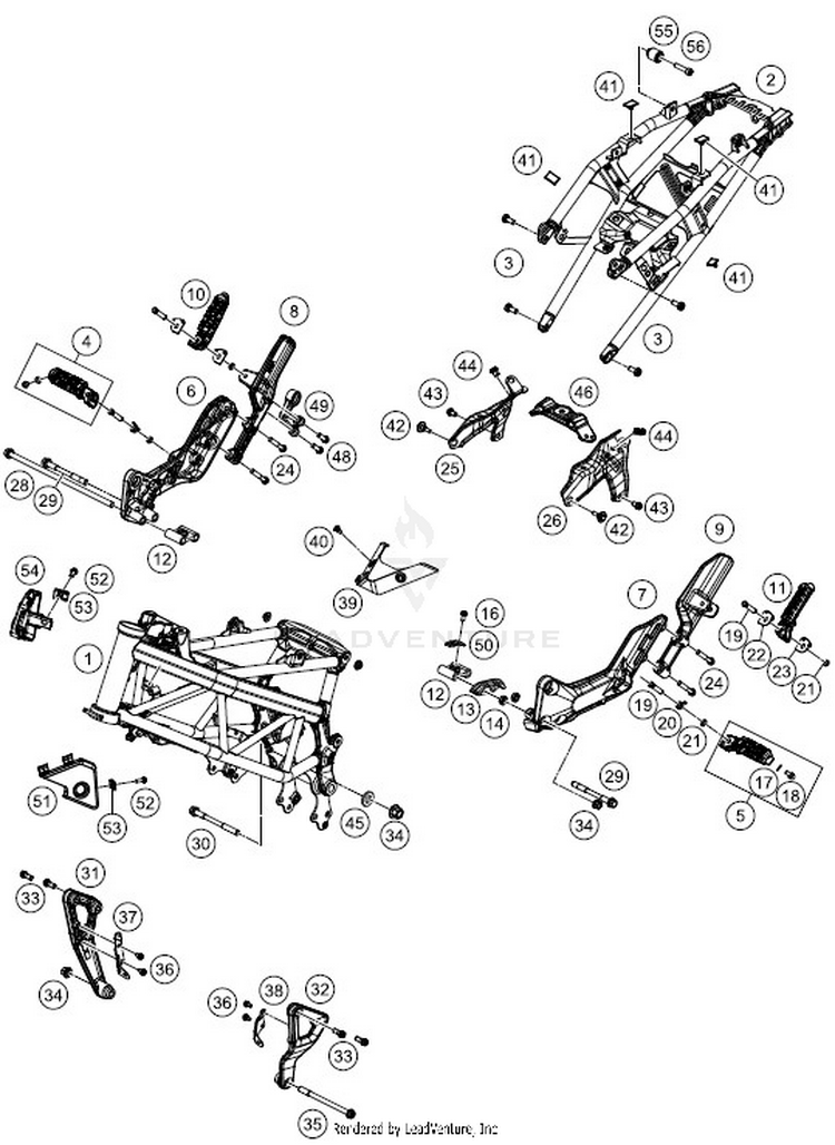 Frame 401 SVARTPILEN CHASSIS - 2018 Schematic