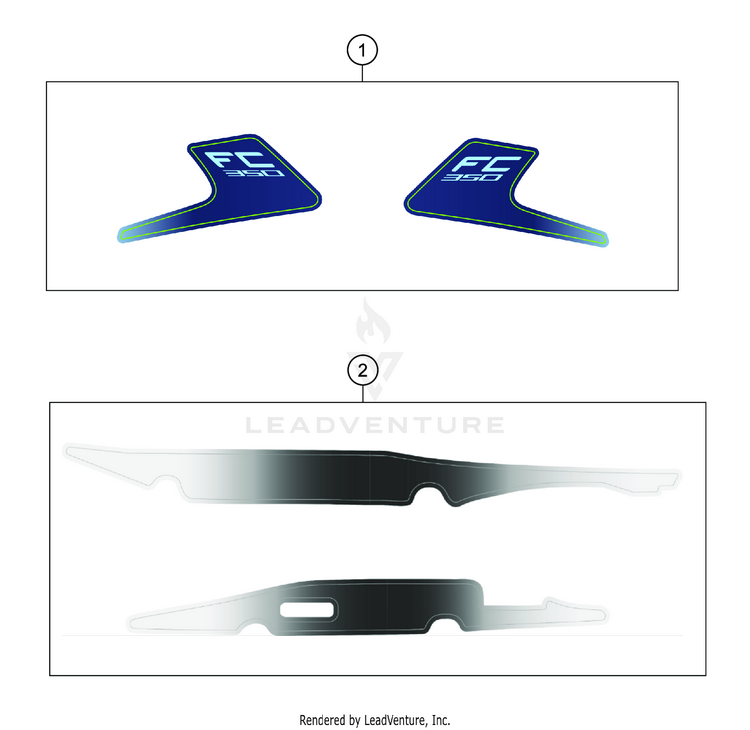 Decal FC 350 CHASSIS - 2020 Schematic