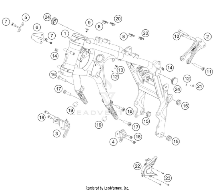 Frame NORDEN 901 CHASSIS - 2024 Schematic