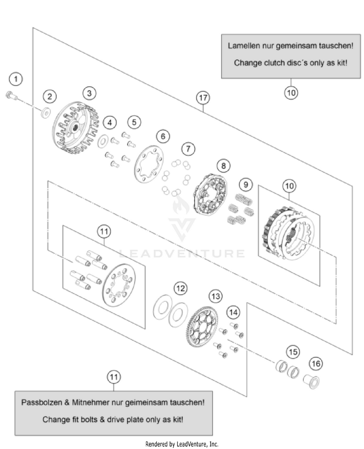 Clutch TC 50 ENGINE - 2025 Schematic