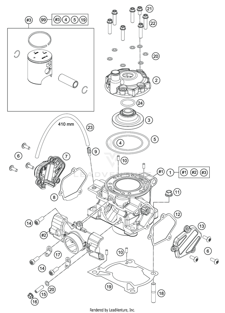 Cylinder TC 85 17 14 ENGINE - 2020 Schematic
