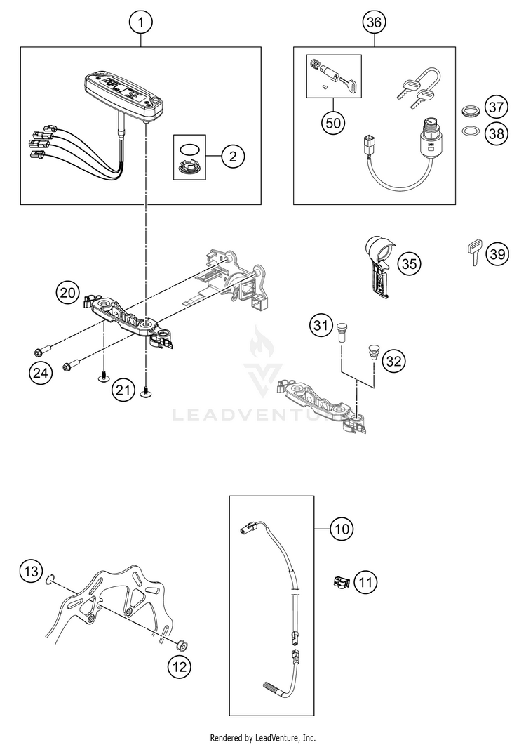 Instruments / Lock System FE 350s CHASSIS - 2021 Schematic