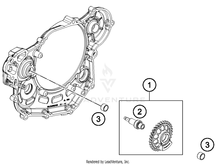 Balancer Shaft FE 501 ENGINE - 2018 Schematic