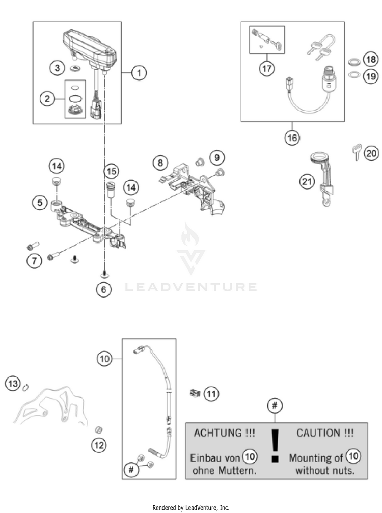 Instruments / Lock System Schematic