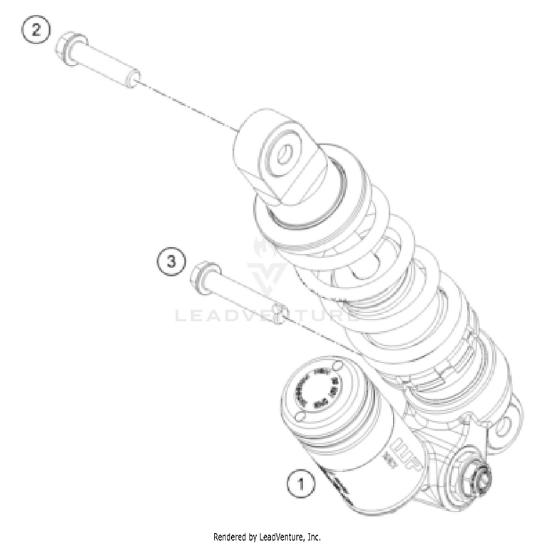 Shock Absorber TC 50 CHASSIS - 2025 Schematic