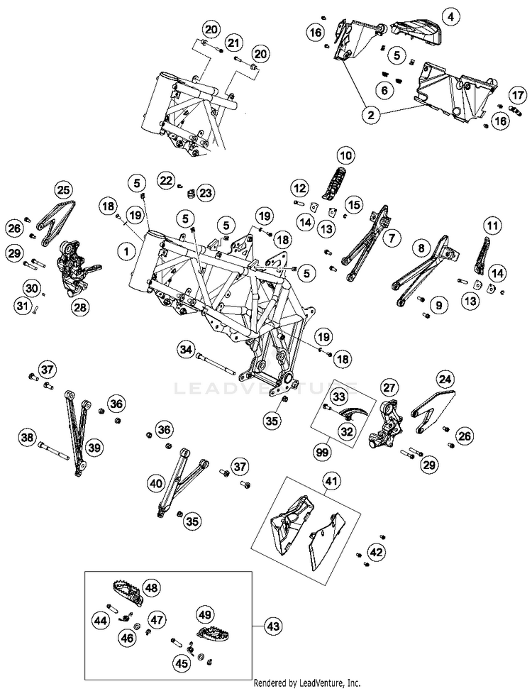 Frame 701 ENDURO CHASSIS- 2017 Schematic