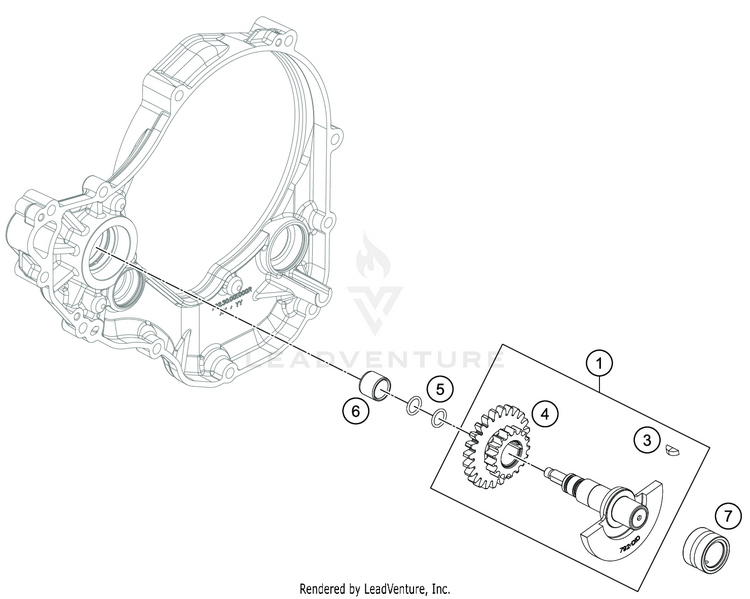 Balancer Shaft FE 350 ENGINE - 2020 Schematic