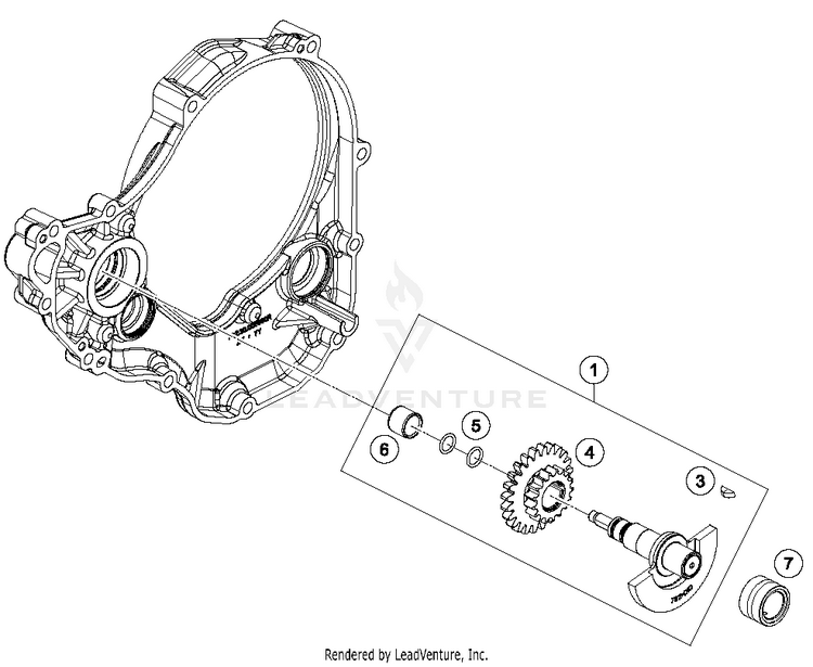 Balacer Shaft FC 250 ENGINE - 2016 Schematic