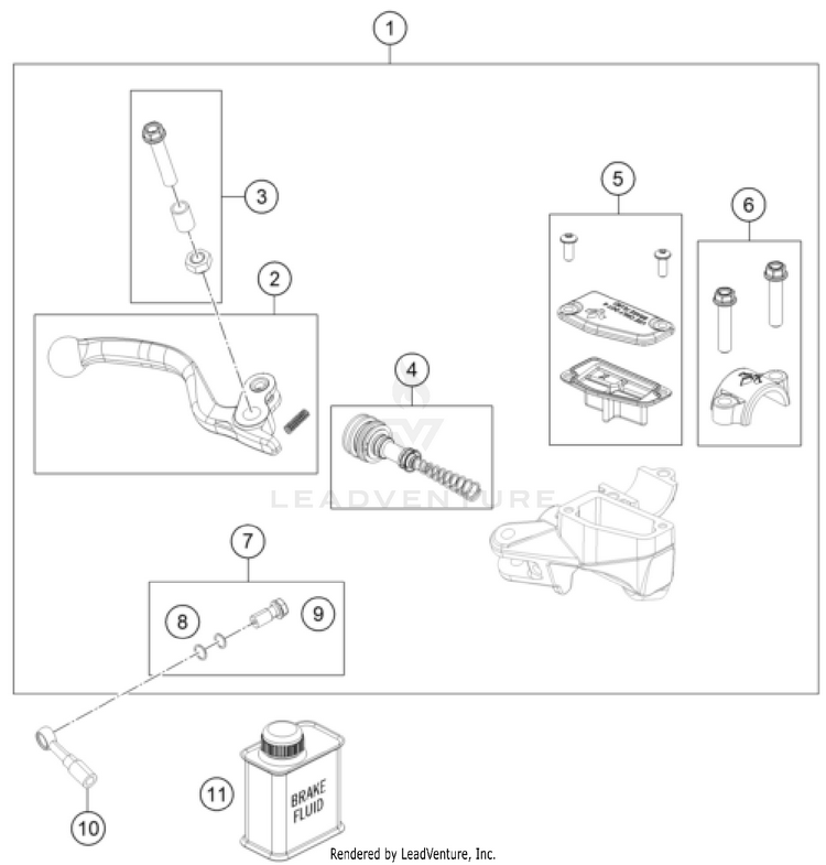 Front Brake Control Schematic