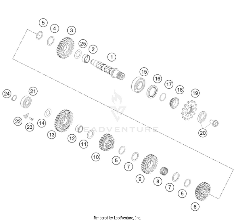 Transmission Ii - Countershaft FS 450 ENGINE - 2024 Schematic