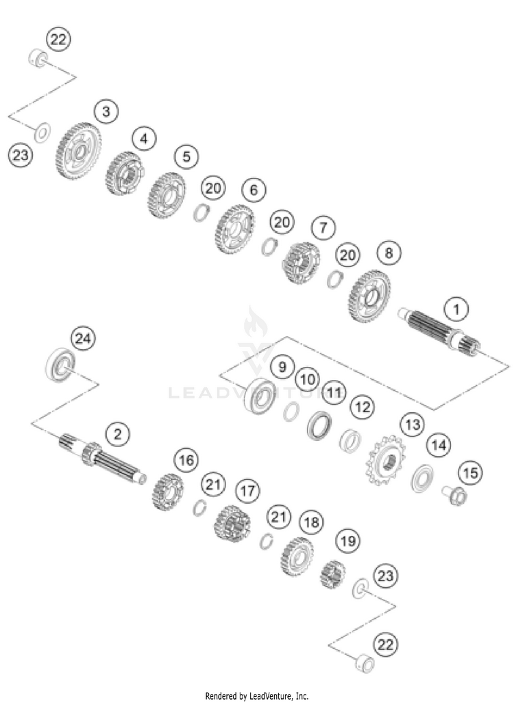 Transmission TC 65 ENGINE - 2025 Schematic